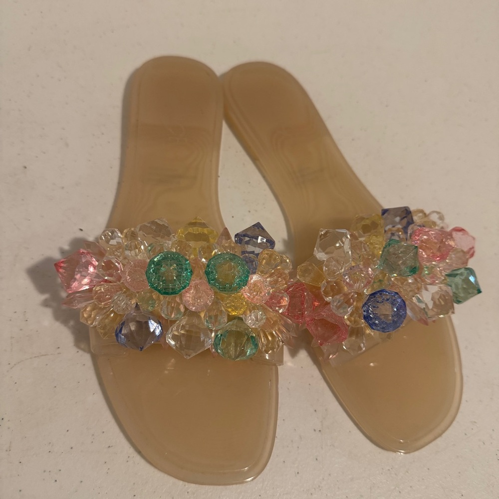 Rouge Helium Multicolor Embellished Sandals